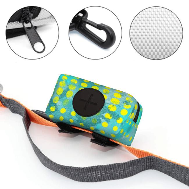Kack & Pack mit Hundemotiv Aussie - Hundekottütentasche, Hundekotbeutelhalter, bunt, Polyster, Mischling, Mix, Australian Shepherd
